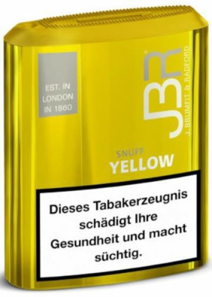 JBR Snuff Yellow (Menthol, Zitrusfrucht) 10 g Schnupftabak